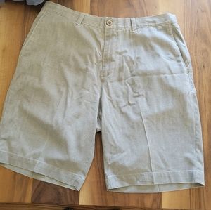 Tommy Bahama Cotton Silk Blend Casual Shorts Stone Mens 34 Waist